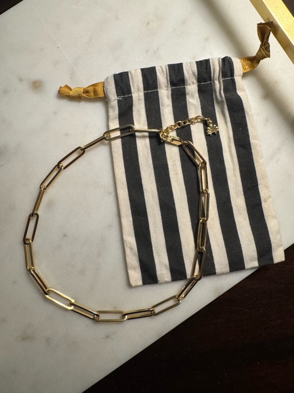 Lele Sadoughi Paperclip Chain Necklace